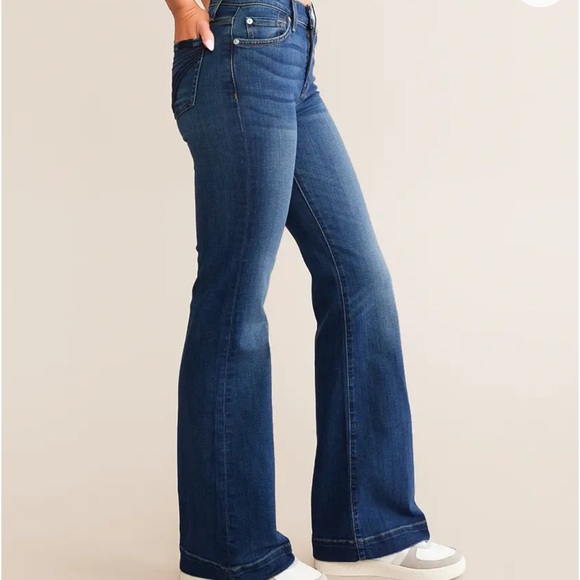 7 for All Mankind Dojo Trouser Stretch Jean Sz 24x32 - Picture 5 of 10